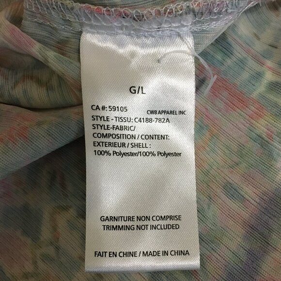 CHARLIE B Flowy Colourful Tribal Boho Tunic Popover Top - Picture 11 of 16